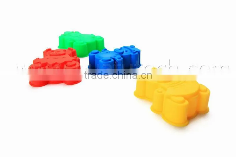Christmas animal bakeware silicone cake mold set