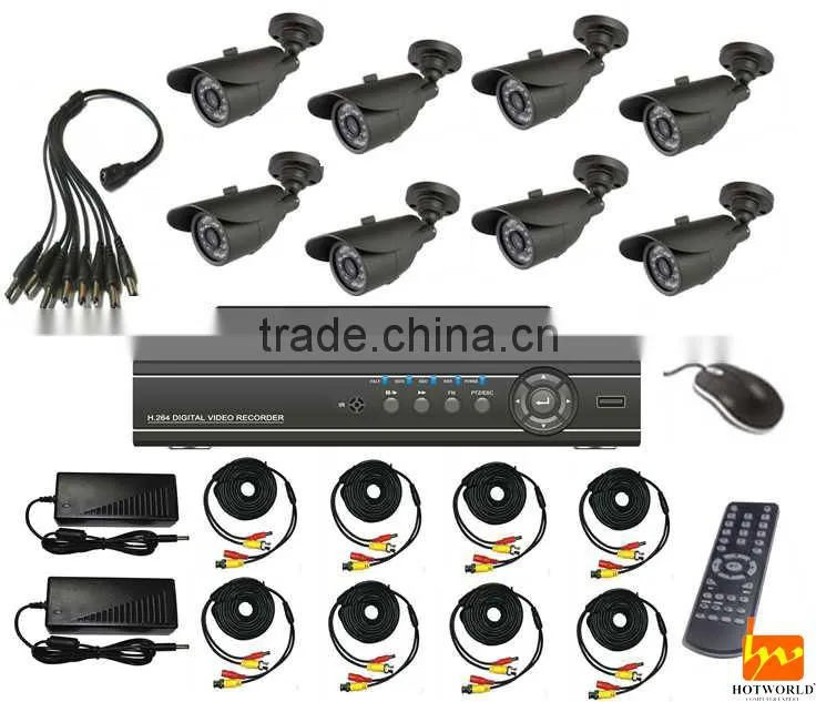 indoor security camera dvr kit 8ch cctv dvr kit