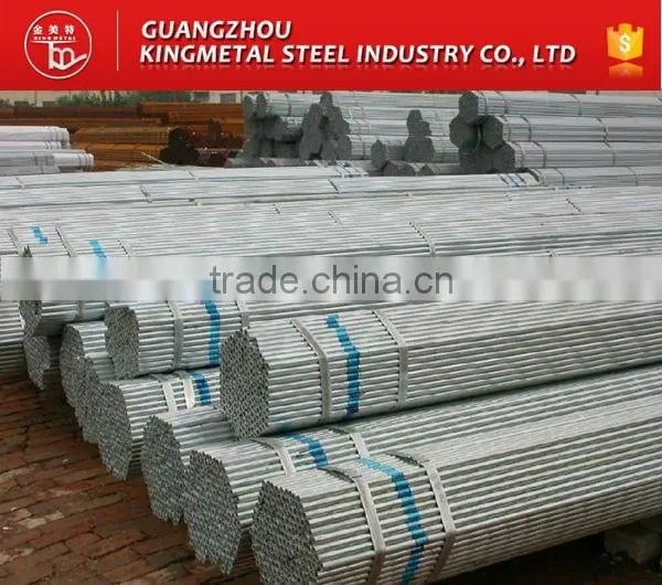 BS1387 Pre-Galvanized Steel Gi Pipe Standard Length
