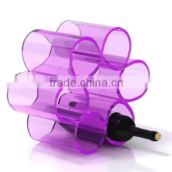 Low price new arrival 6 bottle wine racks