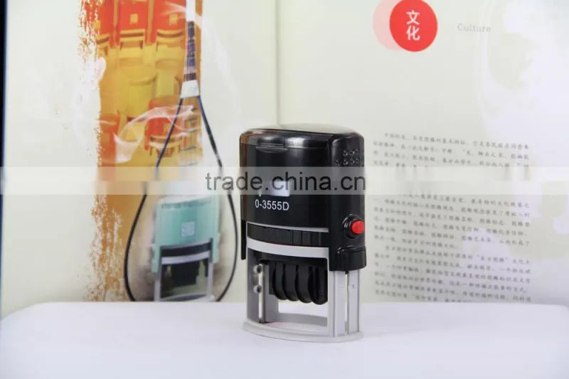China Epress Brand Personalized Rubber Oval date self ink stamps