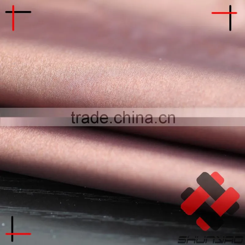 400T shiny nylon polyester fabric blended 20DX20D ultralight N/P taffeta fabric for down coat