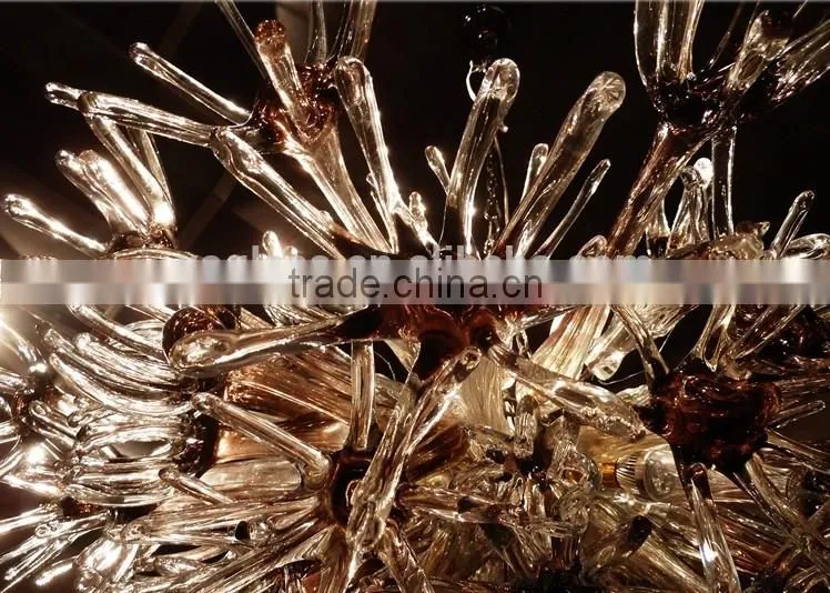 hand blown glass chandelier decoration XO150623 Murano glass chandelier chihuly style glass chandelier