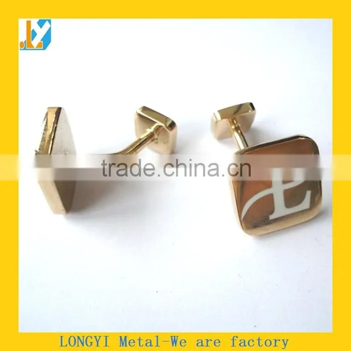 China manufacturer promotion gifts mens make custom cufflinks