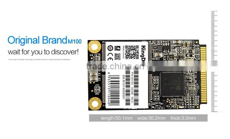 High Performance KingDian Solid State Drive SSD 32GB MSATA Stock Internal/External Hard Drive For MacBook and PC