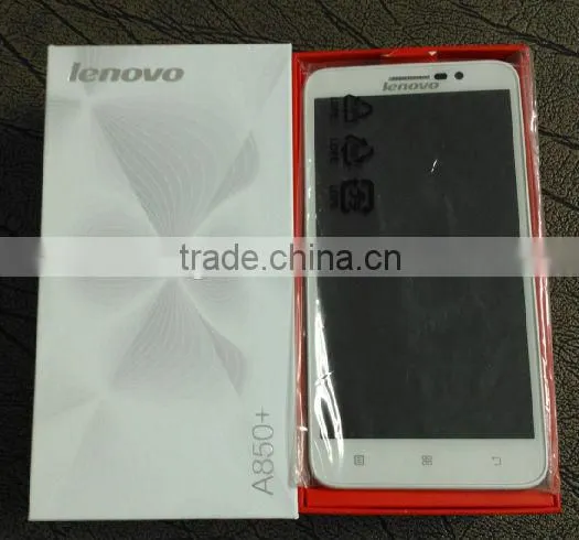 5.5inch Original Lenovo A850+ MTk6582m Quad Core Android 4.2 960*540 Screen 1GB/4GB 5.0mp dual cameras Dual sim smartphone A850
