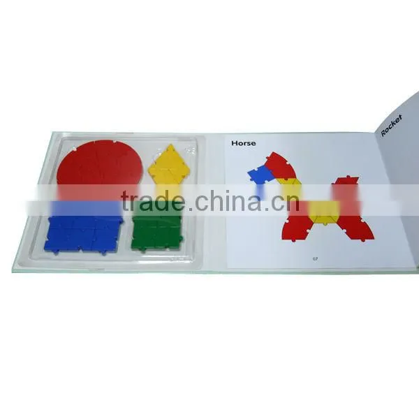 Plastic letter puzzle game,puzzle educational toys