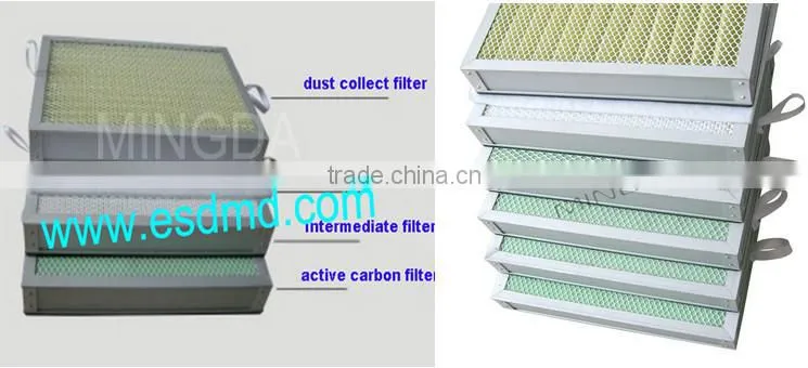 Made in China Factory MD3101A digital display fume extractor / ESD smoke absorber /laser smoke filter