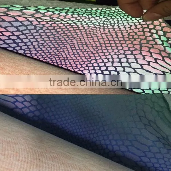 Light Reflective Knit Fabric with Pattern