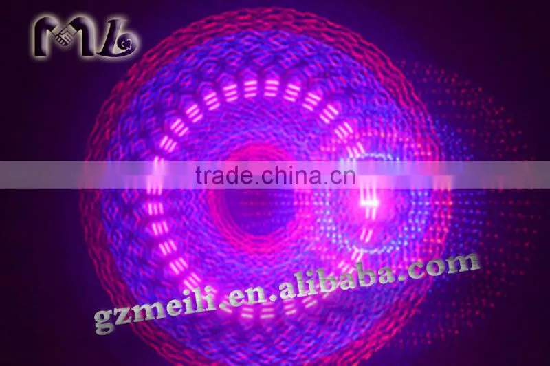 1W 3D beam RGB laser light