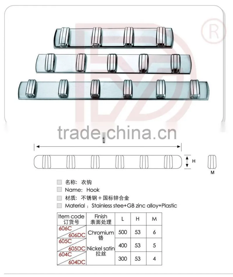 Hook/furniture hanging rails