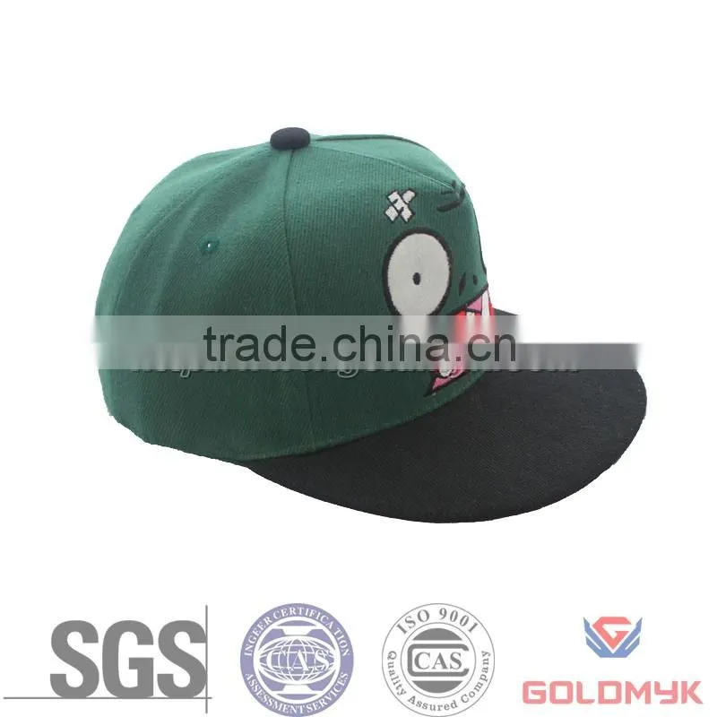Flat brim kids cap