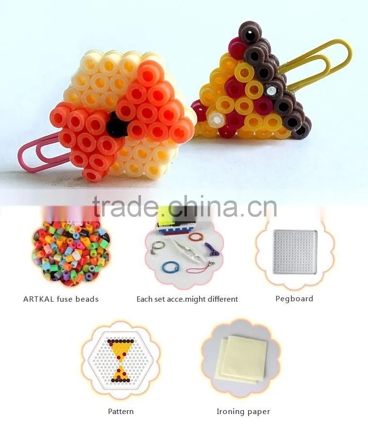 2014 crazy fun colored diy Artkal fuse beads AE103 jigsaw toys China wholesale