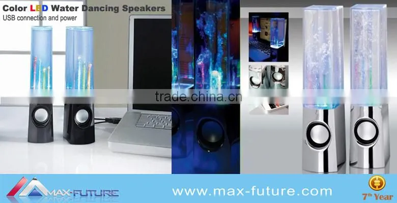 Stereo clear sound LED water dancing subwoofer speaker
