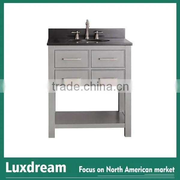 white floor standing bathroom vanity series for USA market