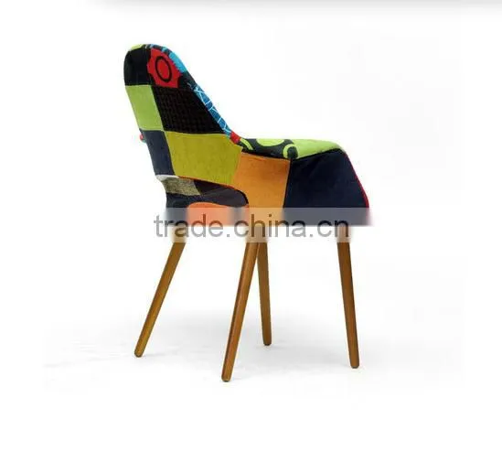 Colorful Living Room Chair Patchwork Chair with arm