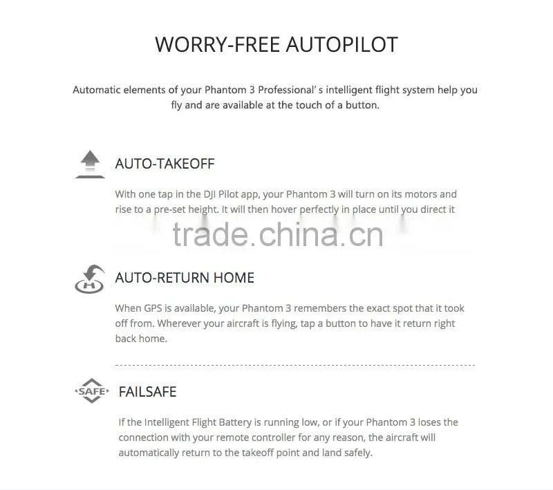 DJI Phantom 3 Professional Quadcopter 4K UHD Video Camera Drone