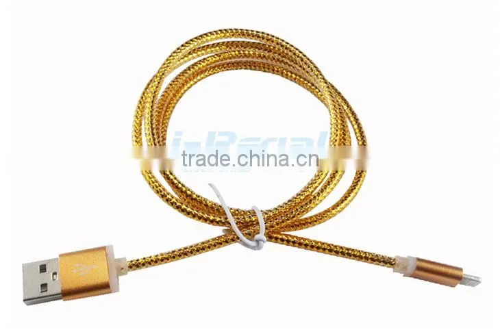 2015 Newest Crystal Perfume usb data charger cable for samsung for iphone 6