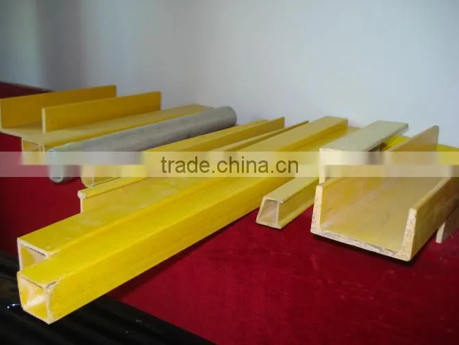 High quality China Plastic FRP Profile for inside decoration