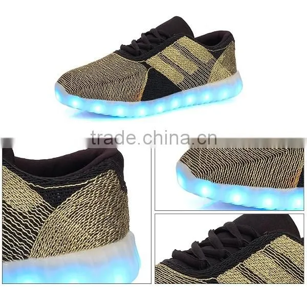 2016 Wholesale China Factory Unisex Shoes LED Light Up Shoes