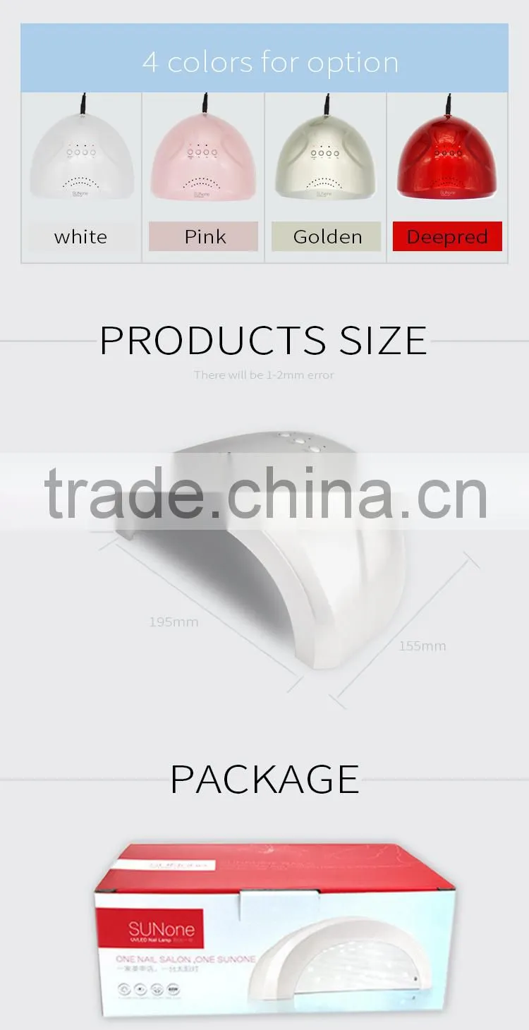 CHINA MANUFACTURER CE ROHS UV LED NAIL LAMP