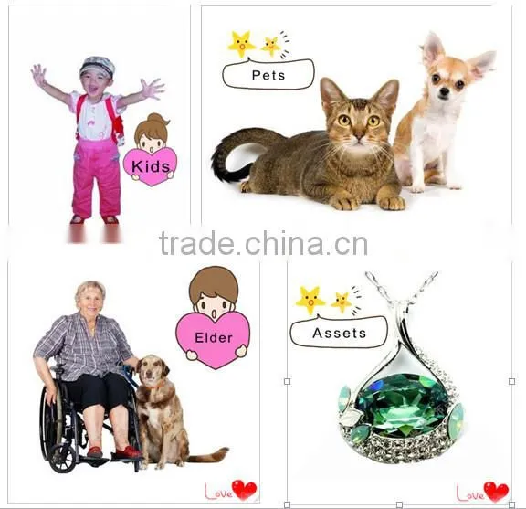 belt or harness tied personal and animal gps tracker