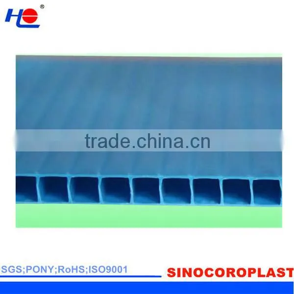 easy to clean and waterproof pp lightweight plastic board