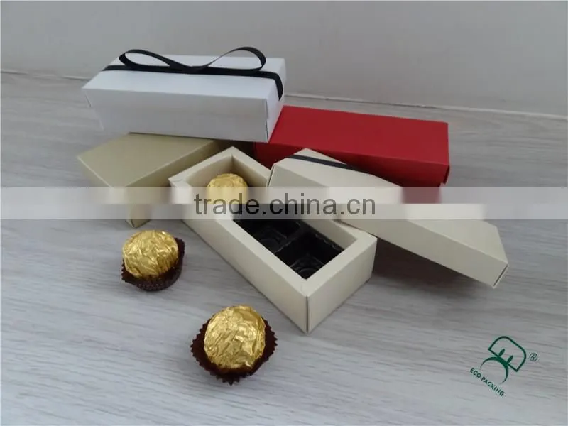 Cheap price rectangular clear plastic chocolate box manufacturer in use