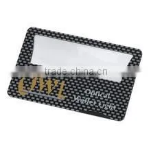 New Style fashion credit magnifying business cards bookmarks magnifying glass