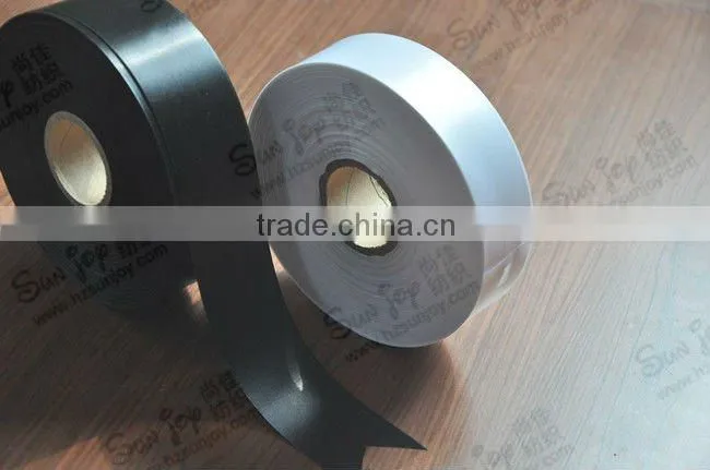 25mm black satin ribbon labels