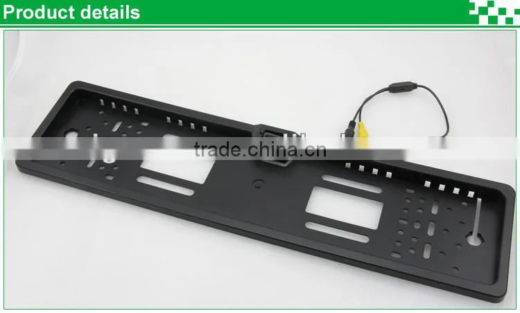 Newest plate frame car license camera for EU