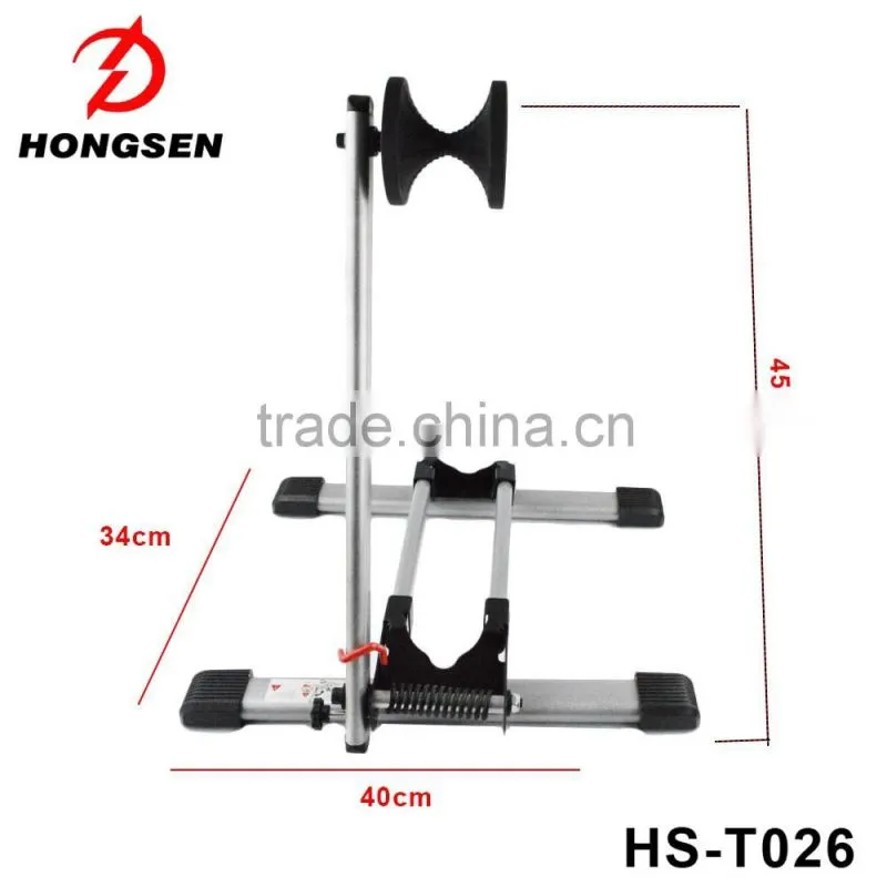 Indoor Mini Bike Foldable Storage Rack Wheel Display Rack