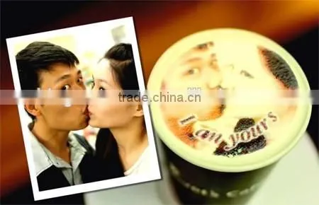 2015 new design Coffee latte machine,lets anyone create intricate foam art in just 10 seconds