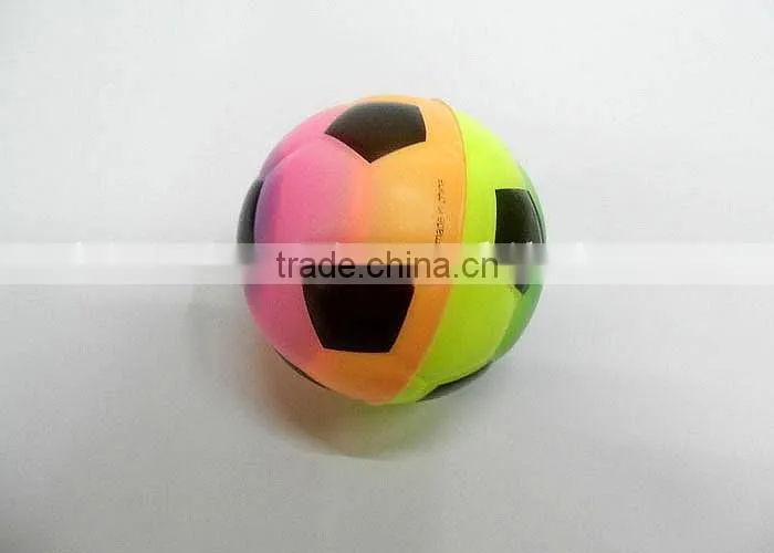 color coconut PU foam Ball High quality children toy balls Soft anti stress ball