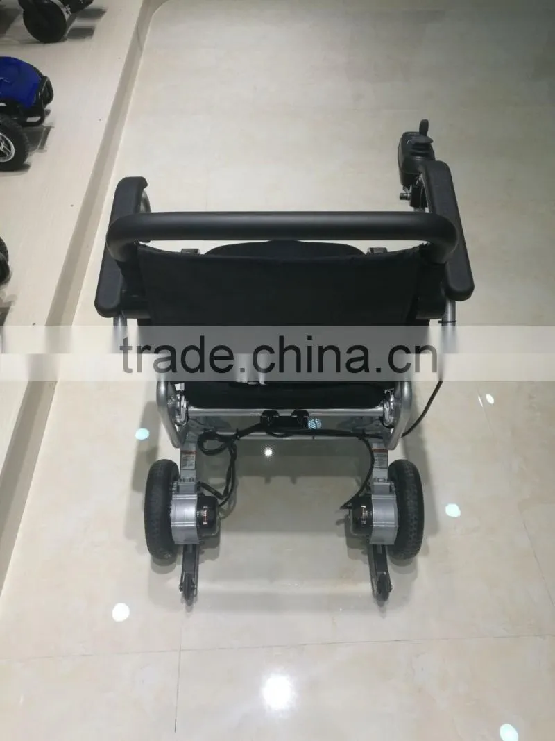 Rehabilitation Therapy Supplies Lift TEW007B Aluminum Portable Foldable Light Electric Wheelchair