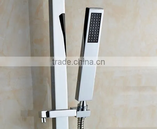 bathroom shower mixer/faucet, thicken handle basin mixer, cold and hot water mixer copper top shower