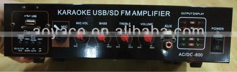 amplifier audio with usb port