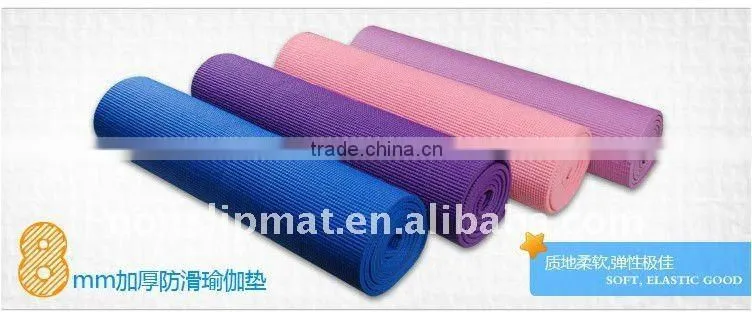 Eco-friendly sports round PVC fitness mat