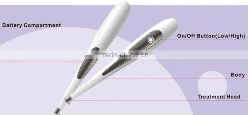 Steel eye cream applicator beauty massager pen