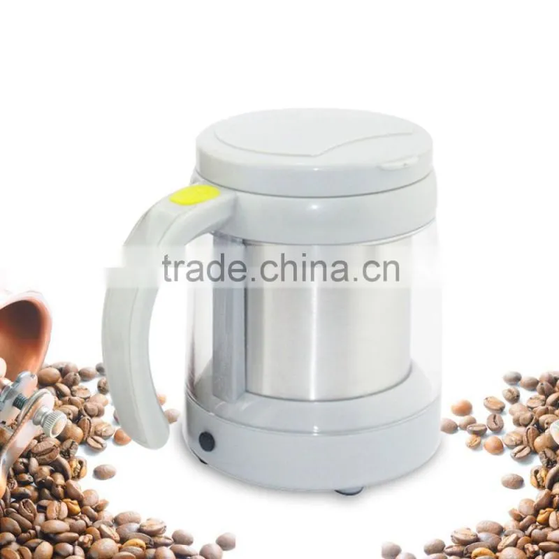 Wholesale Double wall stainless steel mini stirring mugs automatic coffee mug,Rechargeable Stirring Cup