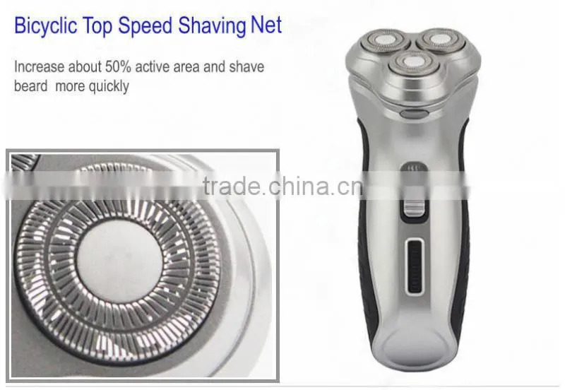 Three Independent Floating Heads Men Shaver Machine