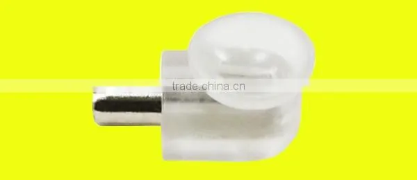 6mm Clear PVC Cap Cabinet Shelf Support