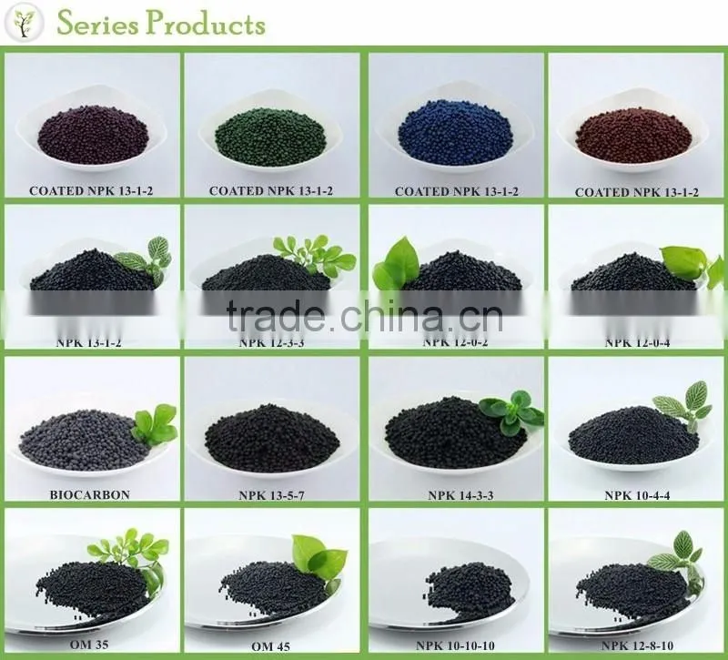 100% Natural Organic NPK 12-3-3 Agricultural NPK Fertilizer