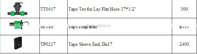 Drip Tape Fittings Drip Irrigation System
