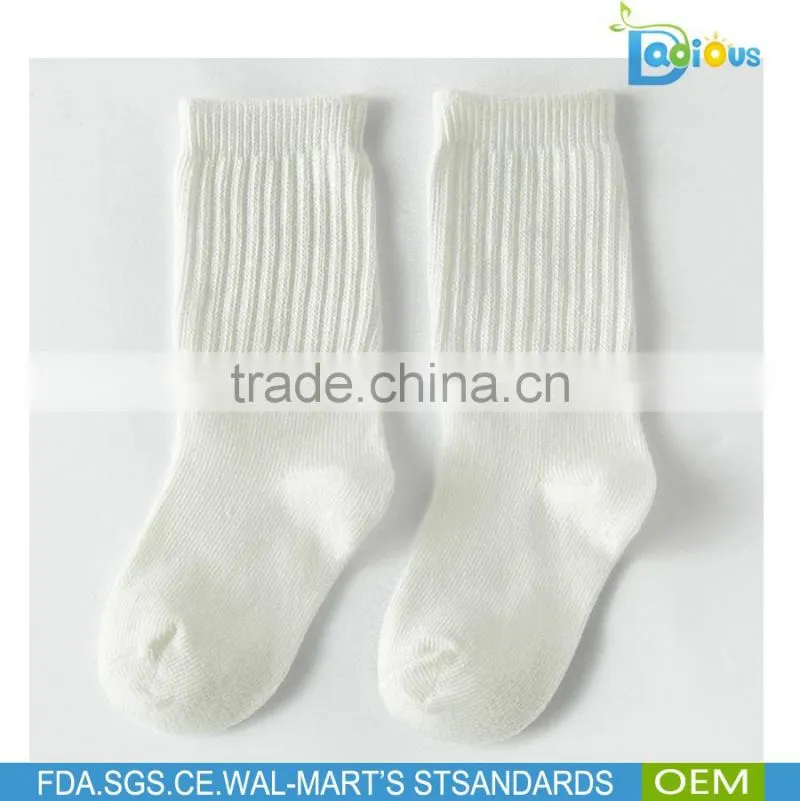 New design hot sale eco hosiery baby socks cartoon fox animal knee high socks