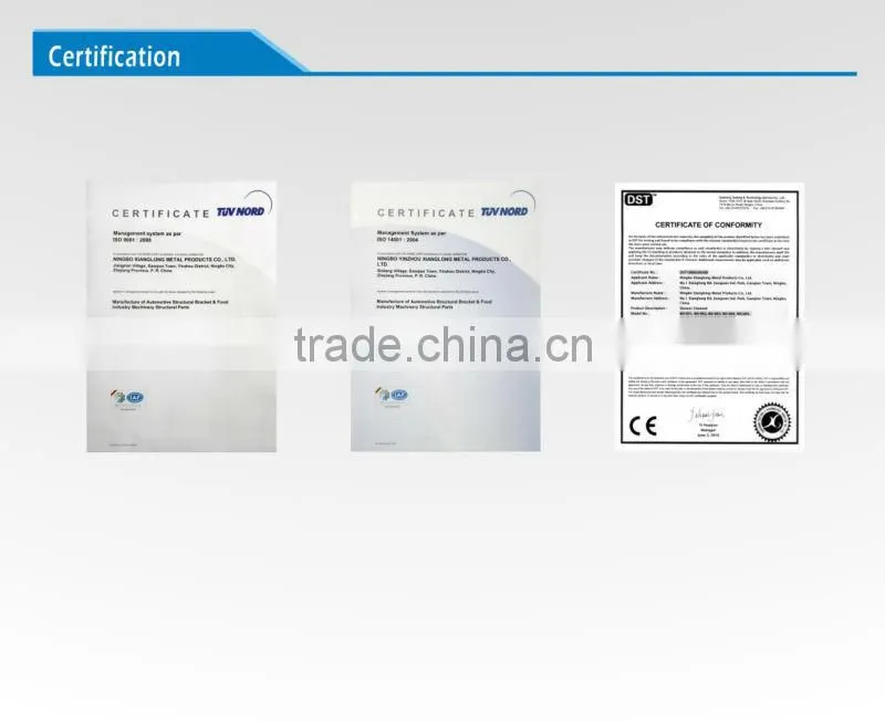 ISO 9001 factory Stainless Steel Precision Metal Stamping