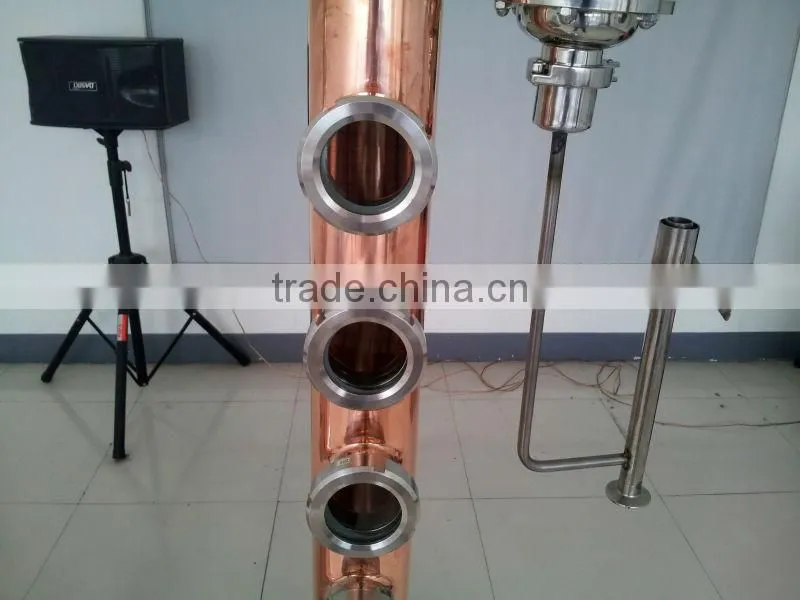 copper home distillation column