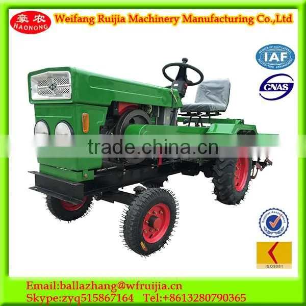 single plough /double share plough /disc plough used diesel engine walking tractor / four wheel mini tractor