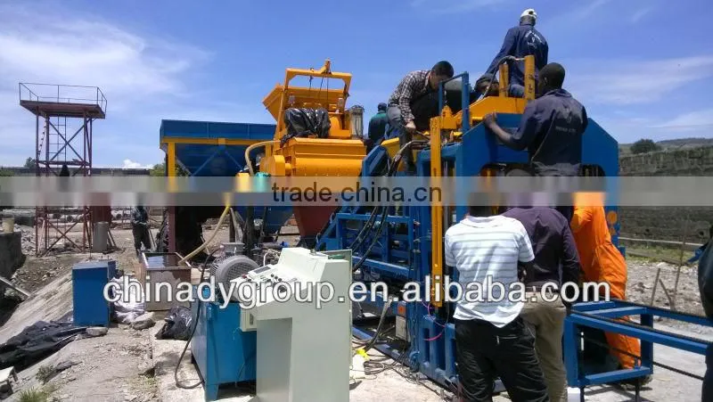 QT10-15 concrete block machine pallet manufacturer