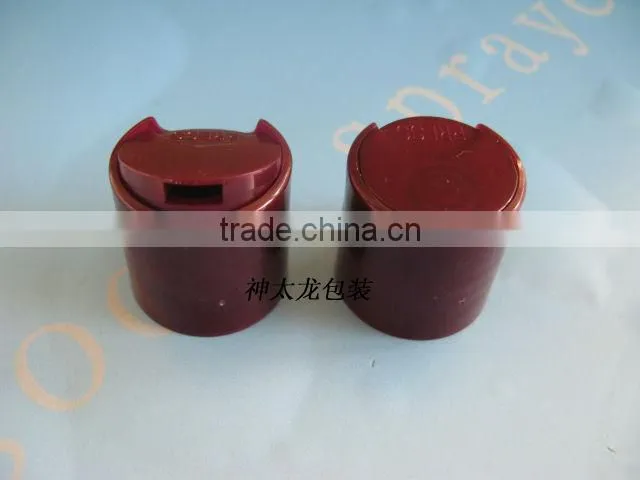 plastic disc top cap screw cap plastic